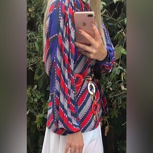 Colorful Striped Blouse